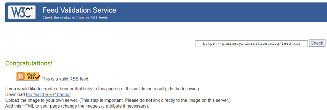 RSS Validation