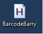 auto hot key file image for barcode barry